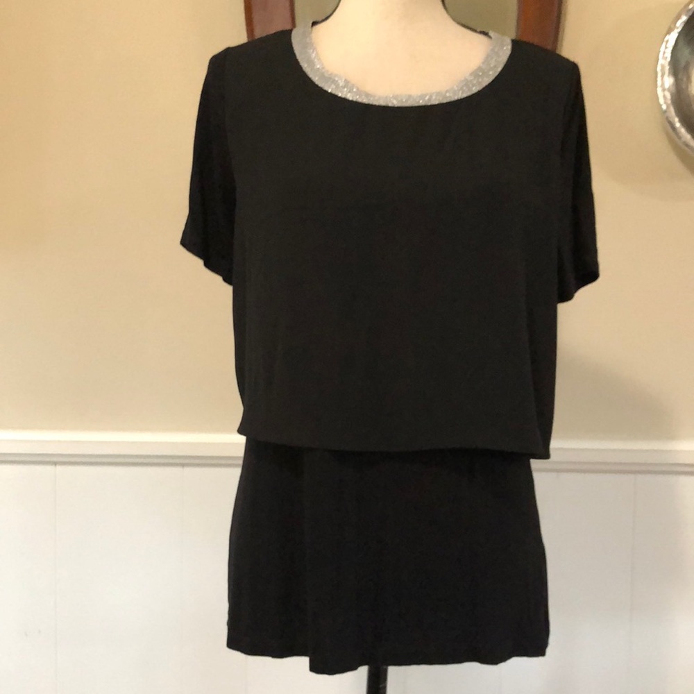 Juicy Couture Mixed Media Top